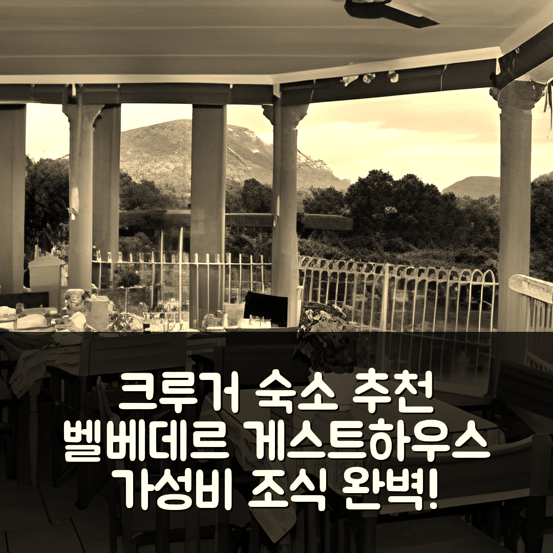 크루거 국립 공원 숙소 여행 호텔 추천 벨베데르 온 리버 게스트하우스 | 가성비와 조식, 수영장 위치의 완벽한 조화 7가지 팁