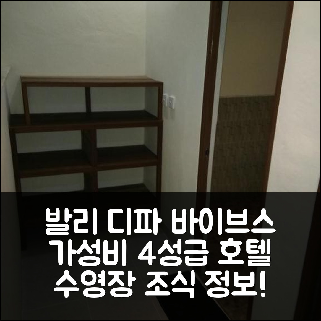 발리 숙소 여행 호텔 추천 디파 바이브스 호텔 | 가성비 좋은 4성급 수영장과 조식 정보 5가지