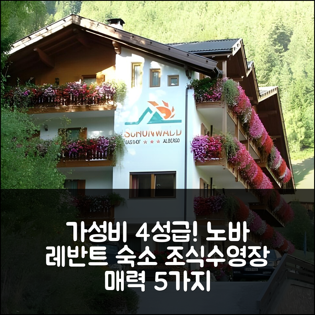 노바 레반트 숙소 여행 호텔 추천 악티프 호텔 쇼안발드 | 가성비 뛰어난 4성급 조식과 수영장 5가지 매력
