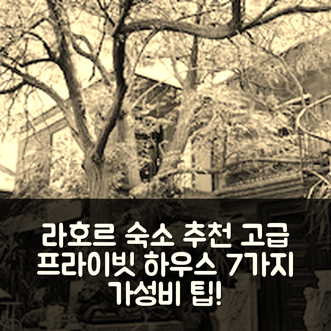 라호르 숙소 여행 호텔 추천 와프다 타운의 프라이빗 하우스 | 12개 침실과 욕실의 고급스러운 가성비 7가지 팁