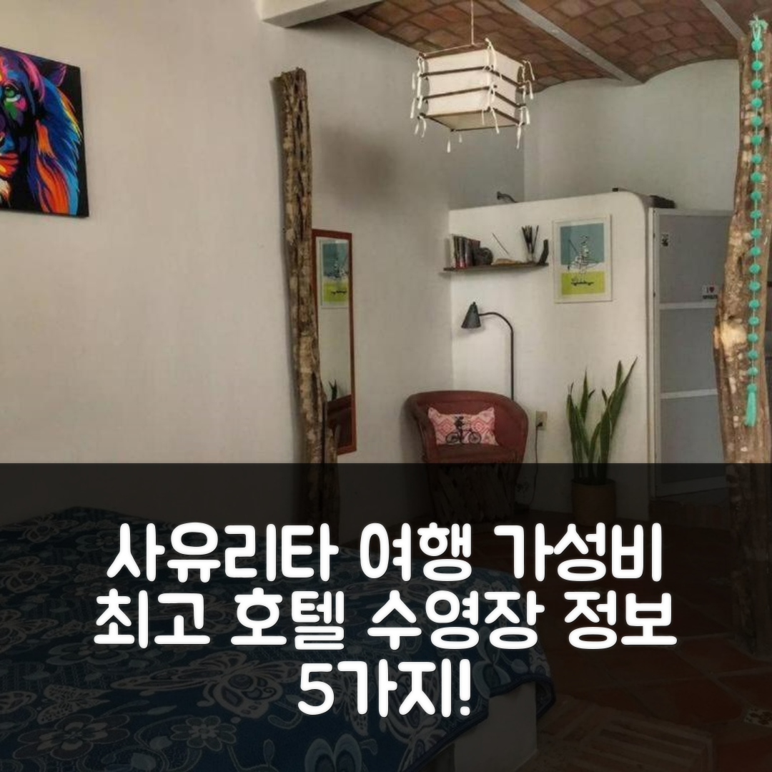 사유리타 숙소 여행 호텔 추천 팔라파 칠리 | 가성비 완벽한 위치와 수영장 정보 5가지