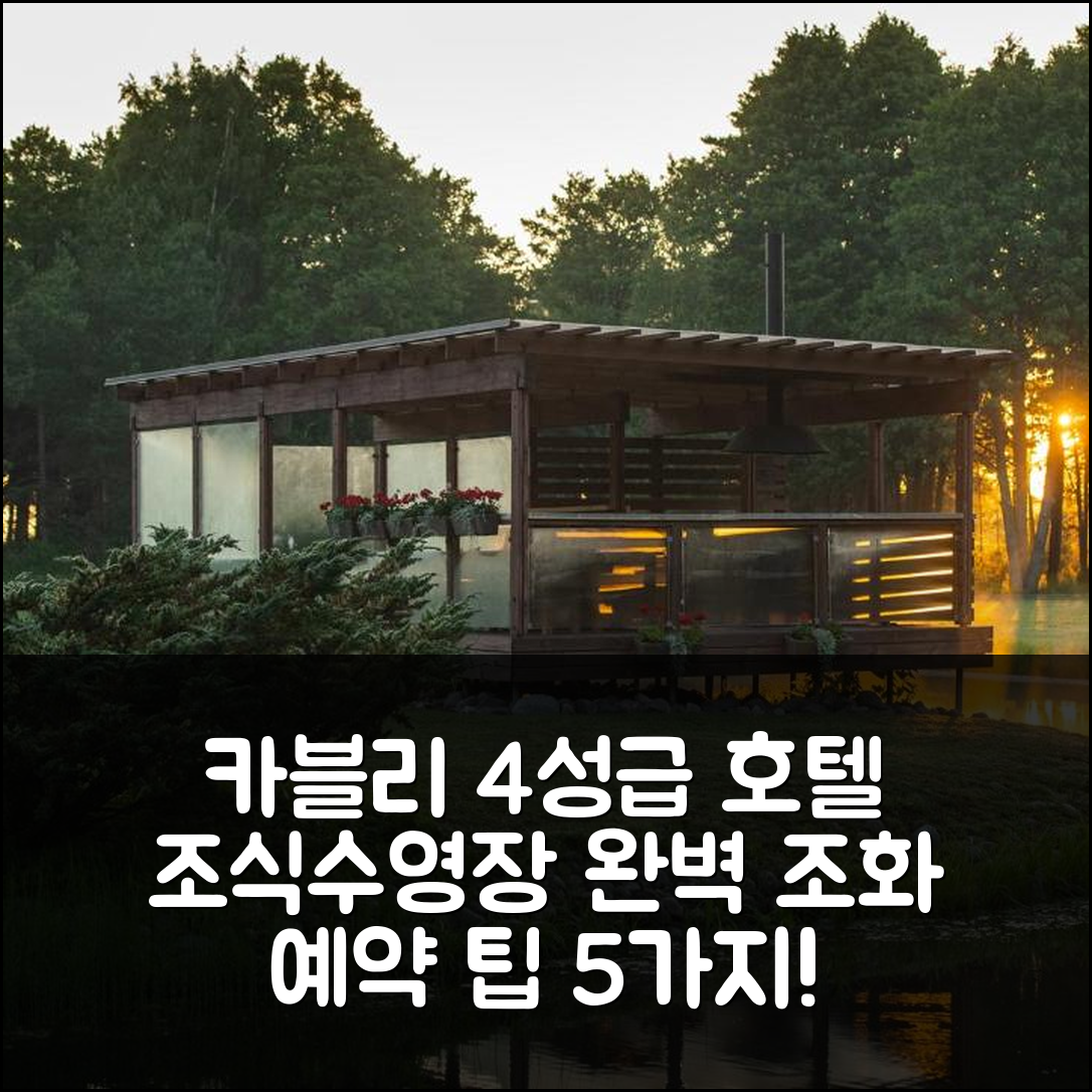 카블리 숙소 여행 호텔 추천 레파니나 호텔 | 4성급 조식과 수영장 완벽 조화를 위한 예약 팁 5가지