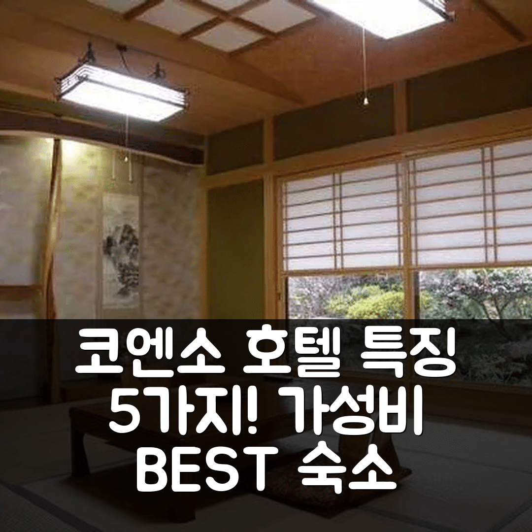 사노 숙소 여행 호텔 추천 코엔소 호텔 | 가성비 좋은 조식과 수영장 5가지 특징